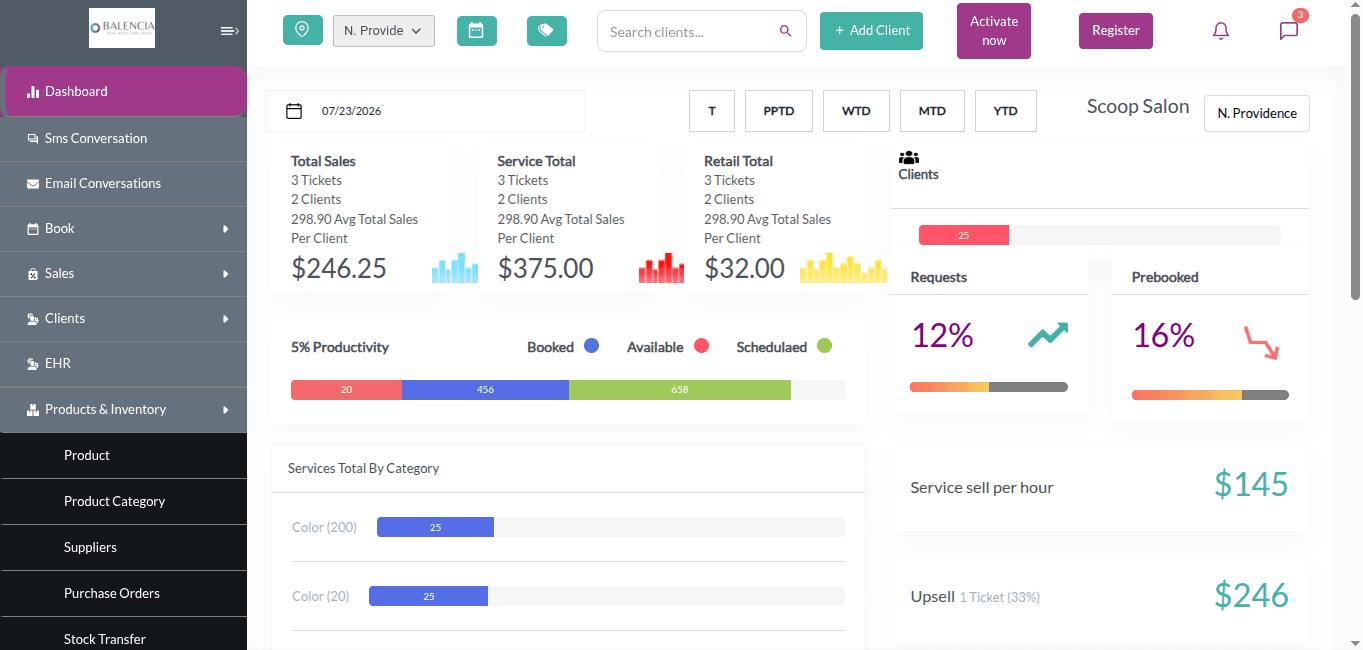 Acolide - Booking & Business Suite