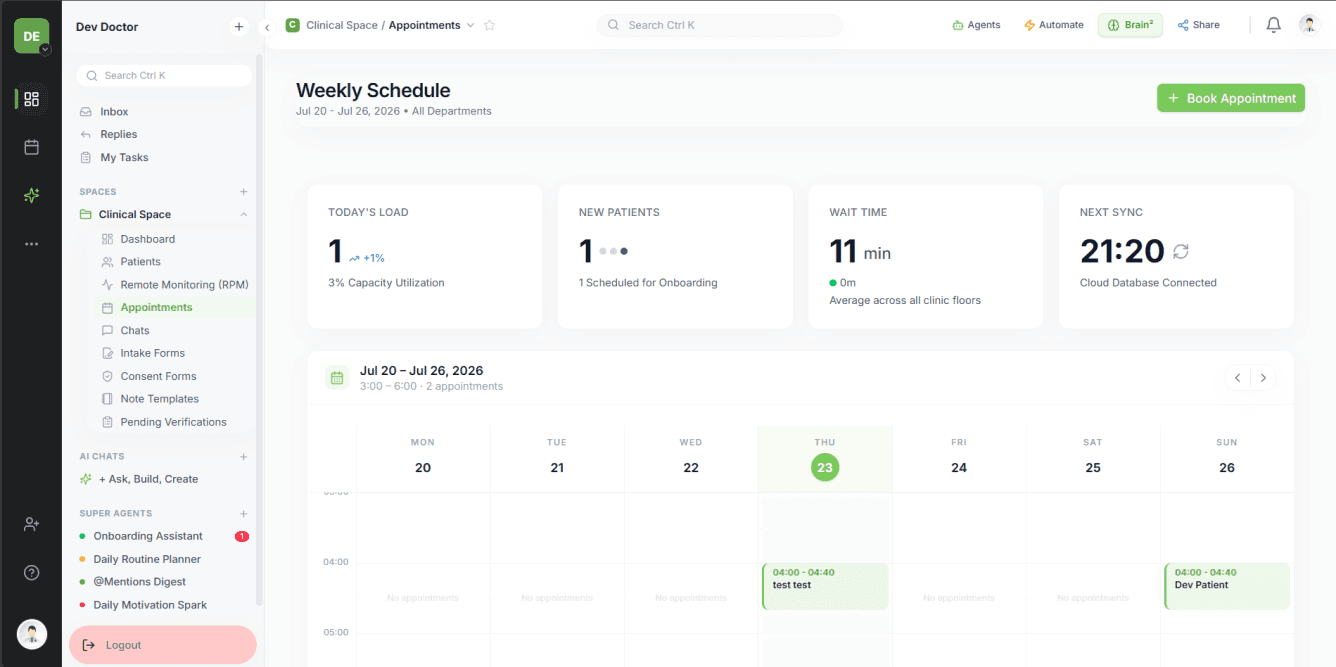 Curealog - Hospital Management Platform — WEB APPS, SAAS project case study