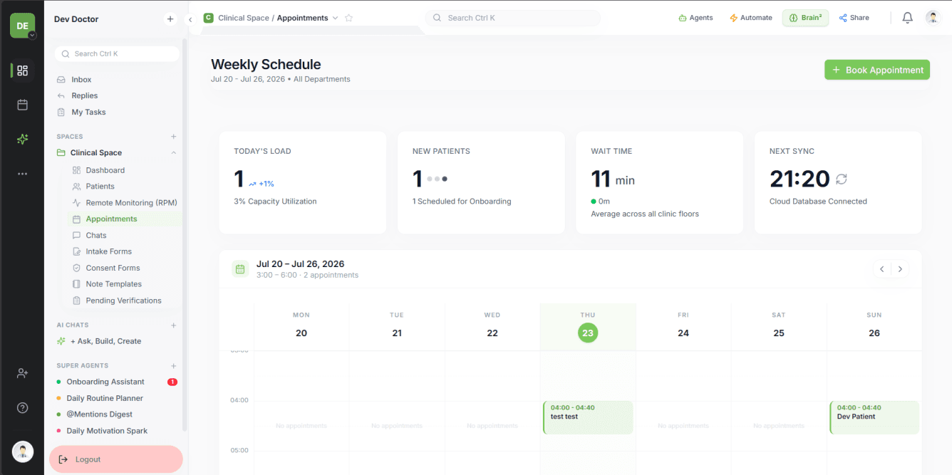 Curealog - Hospital Management Platform
